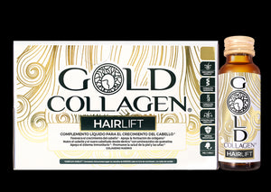 Gold Collagen Hairlift 10 frascos - 10 Días