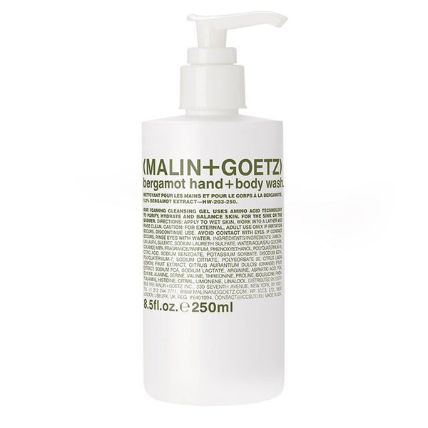 Malin+Goetz Bergamot Hand + Body Wash 250 ml