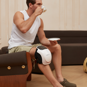 Eternas Masajeador de Rodilla Inalámbrico | Alivio del Dolor Articular por Infrarrojos, Calor, Láser y Vibración - 7