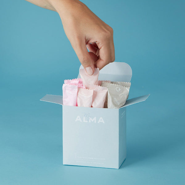 MyAlma Tampones 100% Algodón con Aplicador de Bioplástico Mini 14 unidades