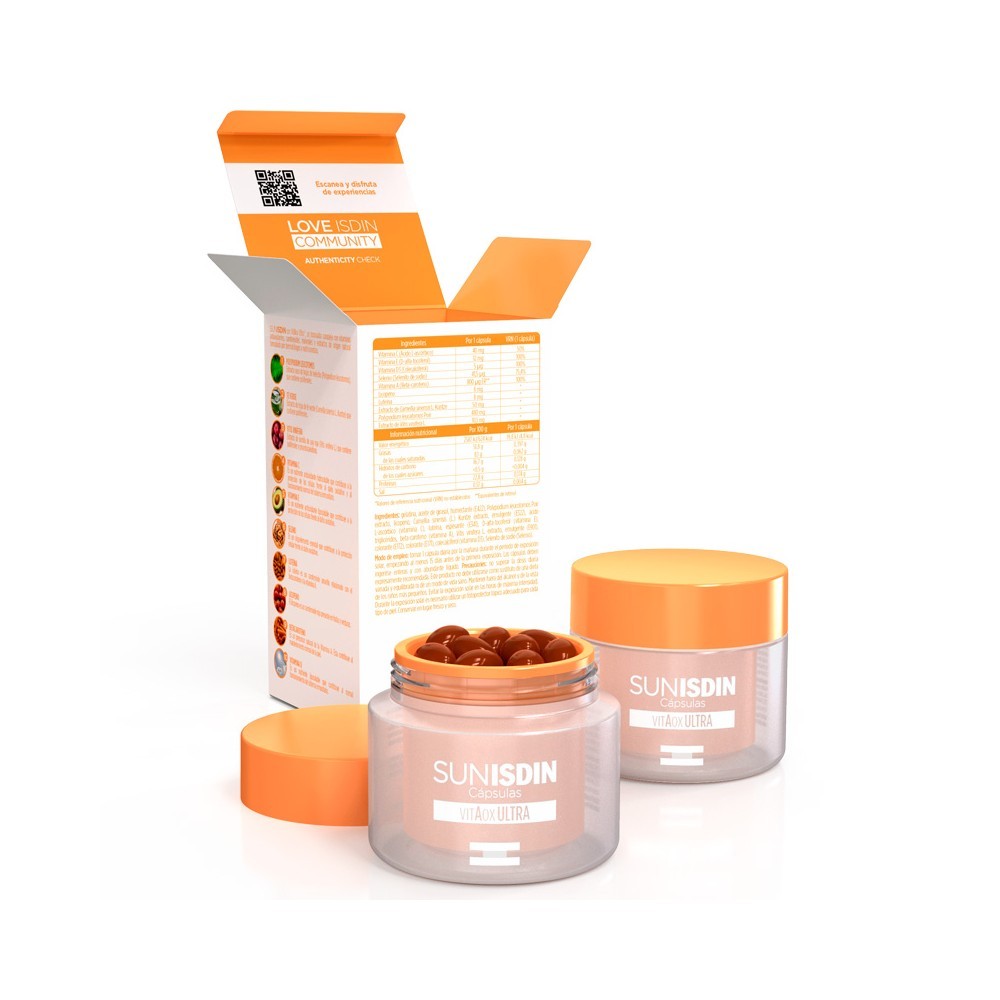 Duplo SunISDIN Cápsulas para el Sol 30 + 30 cápsulas