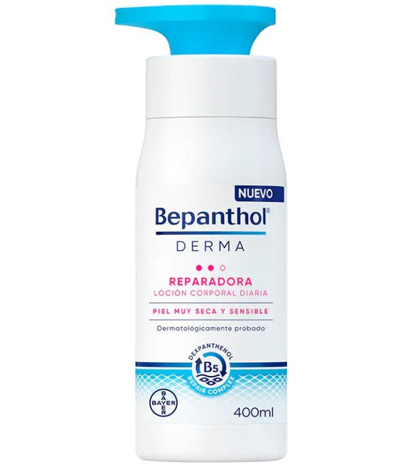 Bepanthol Derma Loción Corporal Diaria Reparadora 400 ml