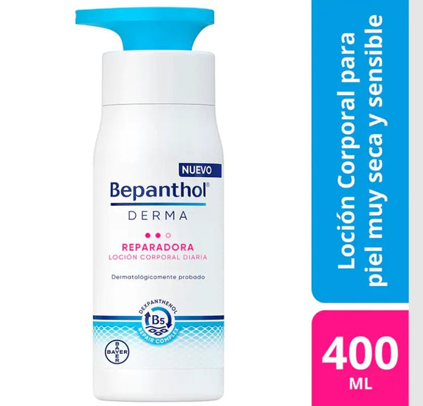 Bepanthol Derma Loción Corporal Diaria Reparadora 400 ml