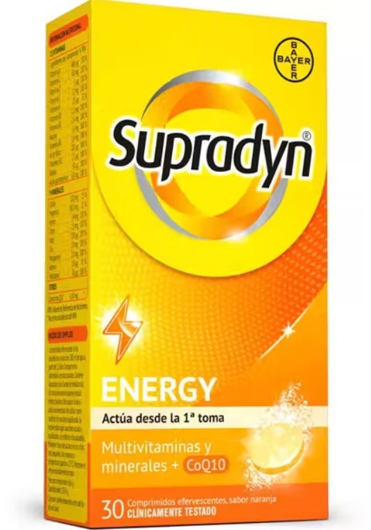 Supradyn Energy 30 comprimidos efervescentes