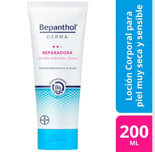Pack Bepanthol Derma Loción Corporal Diaria Reparadora 2 x 200 ml (50% gratis)