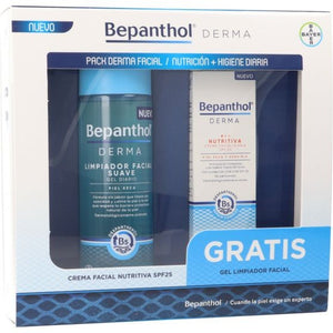 Pack Bepanthol Derma Crema Facial Nutritiva Diaria SPF 25 50 ml + Regalo Limpiador 200 ml
