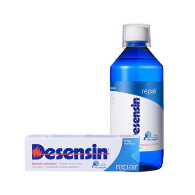 DESENSIN REPAIR PASTA DENTAL + COLUTORIO PACK 75