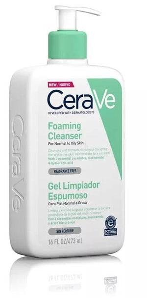 Cerave Gel Limpiador Espumoso 473 ml