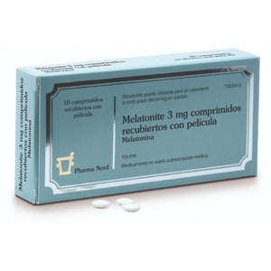 Melatonite 3 mg comprimidos recubiertos con película 10 comprimidos