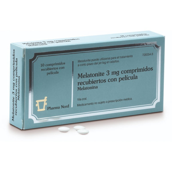 Melatonite 3 mg comprimidos recubiertos con película 10 comprimidos