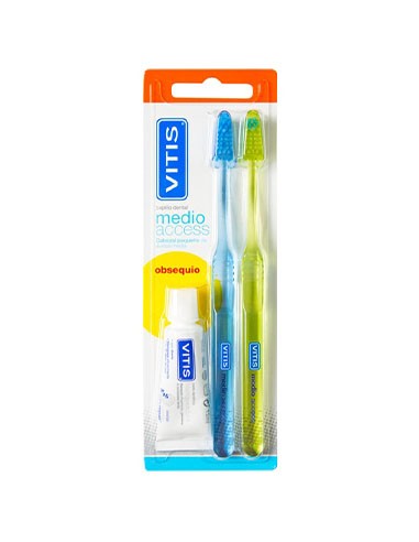 Vitis Cepillo Dental Adulto Suave Duplo