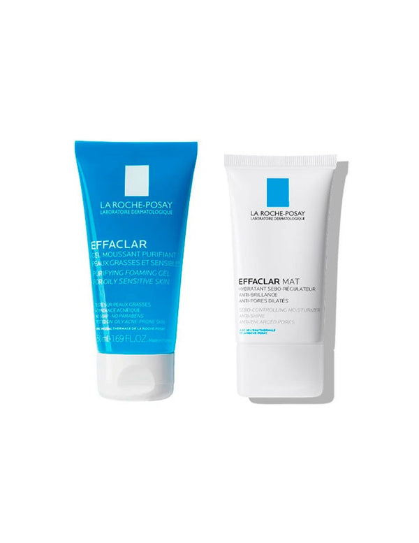 Pack La Roche Posay Rutina Piel Mixta - Grasa | Effaclar Mat + Effaclar Gel Moussant
