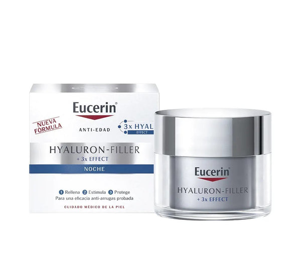 Eucerin Hyaluron Filler + 3x Effect Crema de noche Antiedad 50 ml
