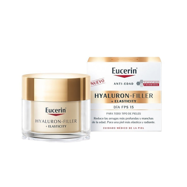 Eucerin Hyaluron-Filler +Elasticity Crema Antiedad FPS 15 de 50 ml
