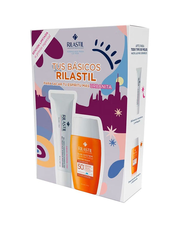 Pack Rilastil Urbanita Aqua Intense 72 H + Water Touch SPF50+