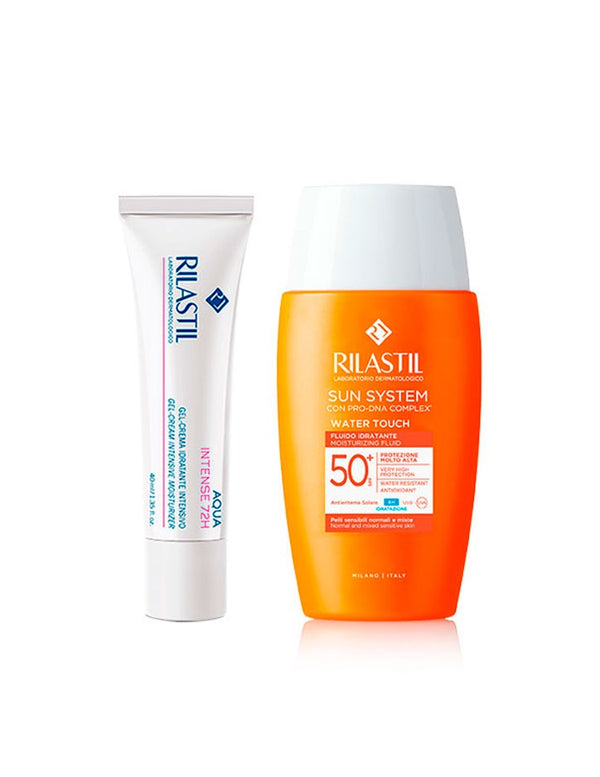Pack Rilastil Urbanita Aqua Intense 72 H + Water Touch SPF50+