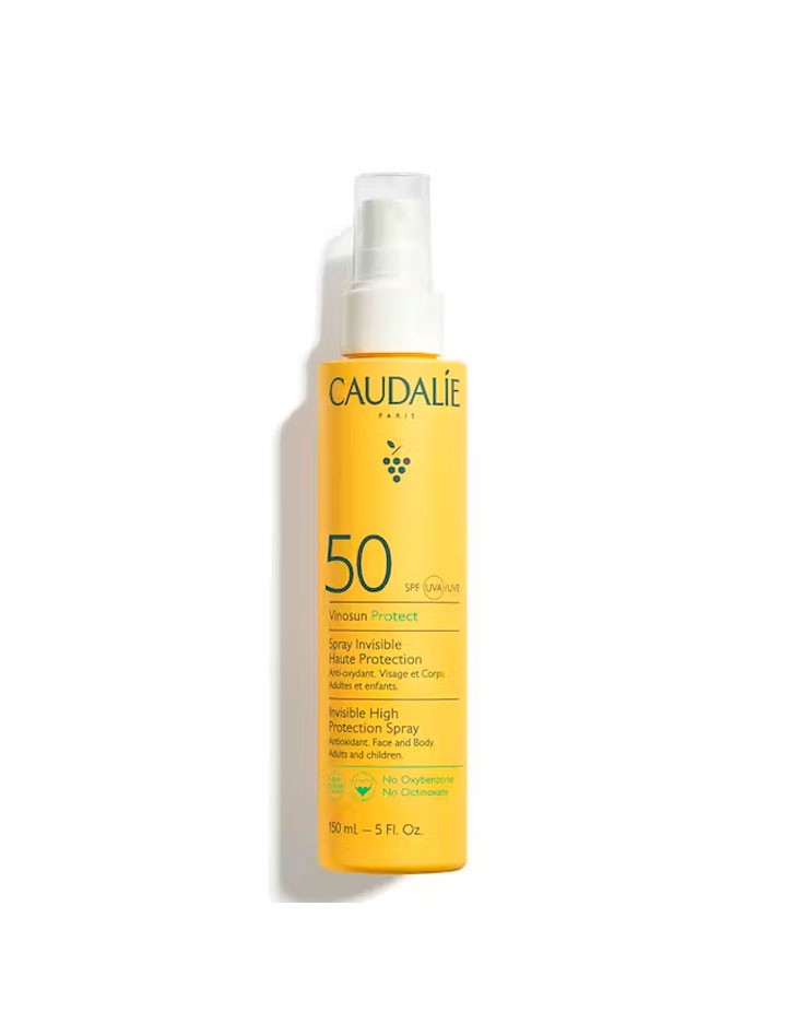 Caudalie Vinosun Spray Invisible Alta Protección SPF50 150 ml