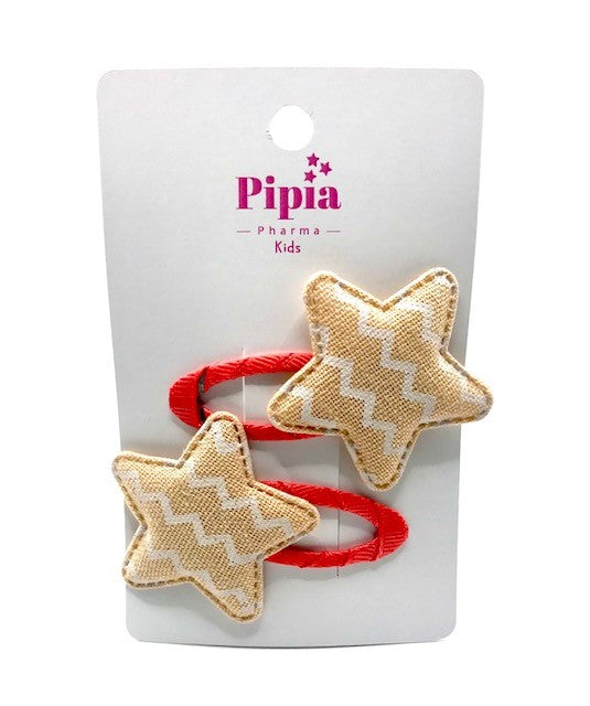 Pipía Kids Horquillas para pelo estrellas