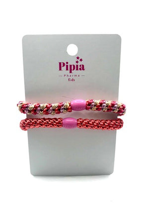 Pipía Kids Gomas de pelo niña color Rojo