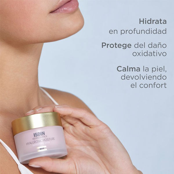 Isdin Hyaluronic Moisture Piel Sensible 50 g