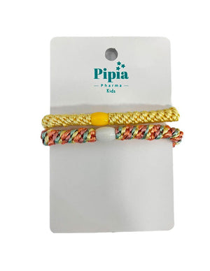 Pipía Kids Gomas de pelo Niña color Amarillo