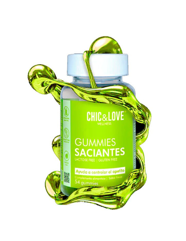 Chic&Love Gummies Saciantes 54 gominolas para controlar el apetito