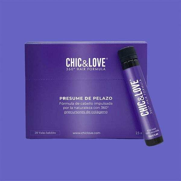 Chic&Love 360 Hair Fórmula Anticaída 28 Viales Bebibles