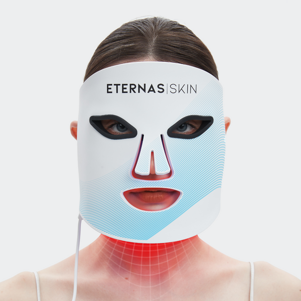 Eternas Kit completo de Máscaras LED Infrarrojas 850nm – Silicona Médica para Rostro, Cuello y Escote - 5