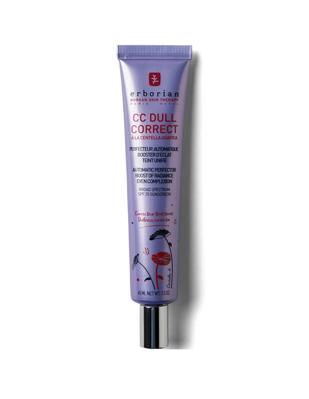 Erborian CC Dull Corrector iluminador de tono violeta con PFS25