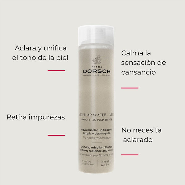 Farma Dorsch Agua Micelar Antioxidante con Vitamina C 200 ml