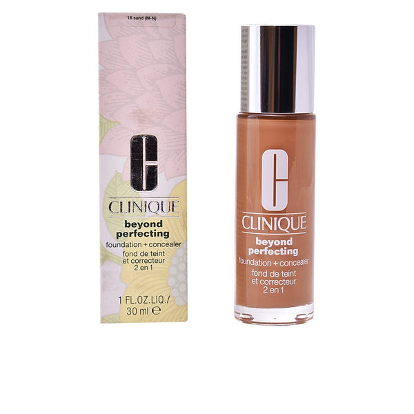 Clinique Beyond Perfecting foundation + concealer 18-sand