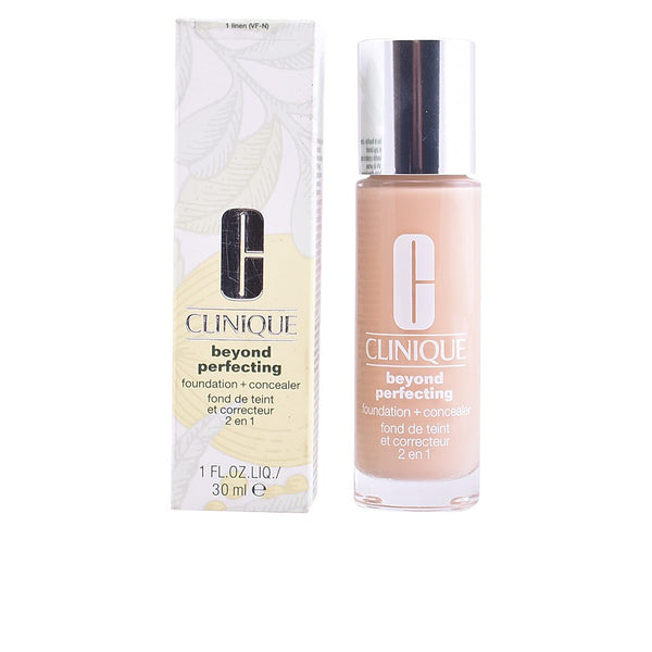 Clinique Beyond Perfecting foundation + concealer 1-linen