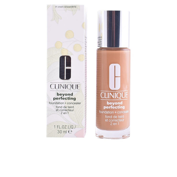 Clinique Beyond Perfecting foundation + concealer 21-cream caramel
