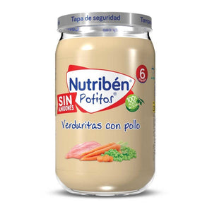 Nutribén Potito Verduritas con Pollo 235 g