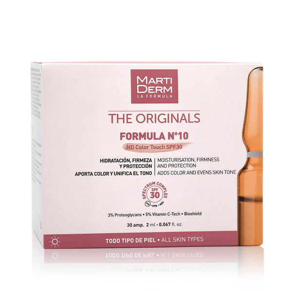 Martiderm Formula Nº10 HD Color Touch SPF30 30 ampollas