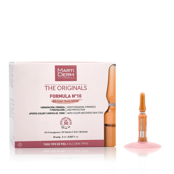 Martiderm Formula Nº10 HD Color Touch SPF30 30 ampollas