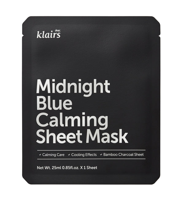 Klairs MIDNIGHT BLUE CALMING SHEET MASK 25 ml