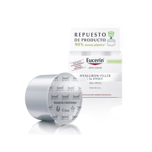 Eucerin Hyaluron-Filler Día SPF15 Piel Seca Recarga Refill 50 ml