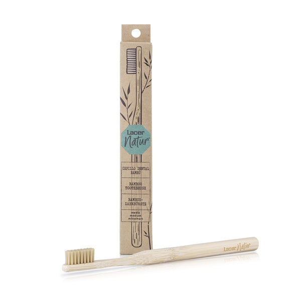 Lacer Natur Cepillo de Dientes Ecológico de Bambú (medio)
