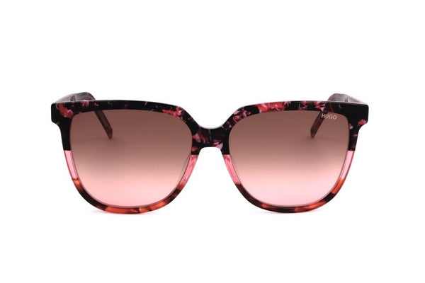 Hugo Gafas de sol de acetato para mujer color rojo cereza