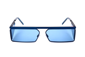 Hugo Gafas de sol de metal para hombre color azul mate