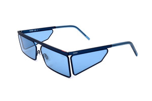 Hugo Gafas de sol de metal para hombre color azul mate