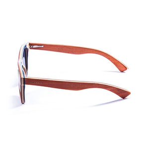 Ocean Glasses - Venice beach Gafas de sol de madera unisex color amarillo