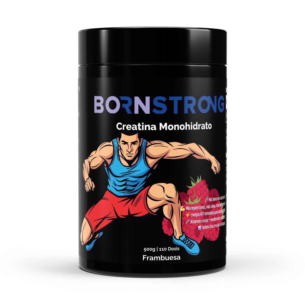 Bornstrong Creatina monohidrato frambuesa 500 g