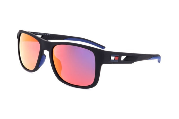 Tommy Hilfiger Gafas de sol de poliamida para hombre color negro mate