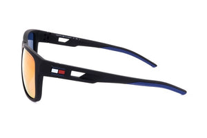 Tommy Hilfiger Gafas de sol de poliamida para hombre color negro mate