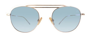 IRON PARIS Gafas de sol de metal para hombres color oro