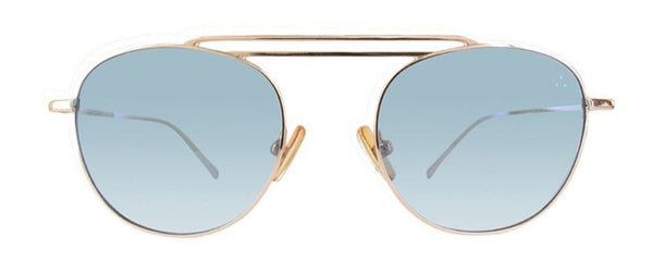 IRON PARIS Gafas de sol de metal para hombres color oro