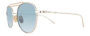 IRON PARIS Gafas de sol de metal para hombres color oro