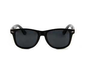 Ocean Glasses - Beach wayfarer Gafas de sol de plástico unisex color negro